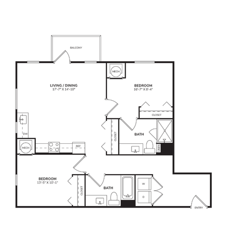 B2 floor plan