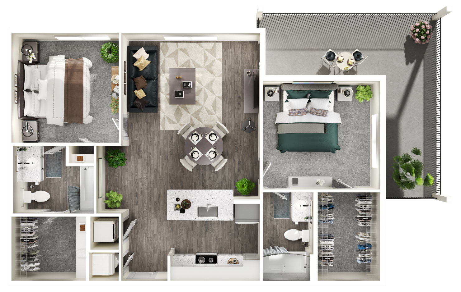 B2 floor plan