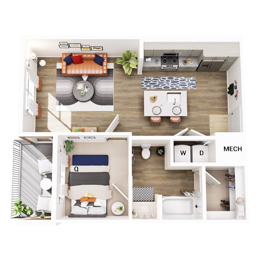 A6 floor plan