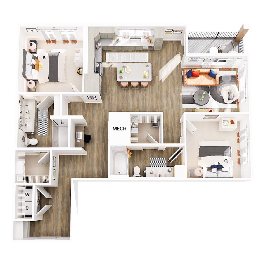 B6 floor plan