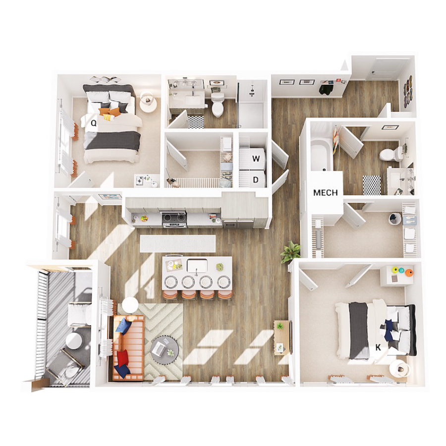 B4 floor plan