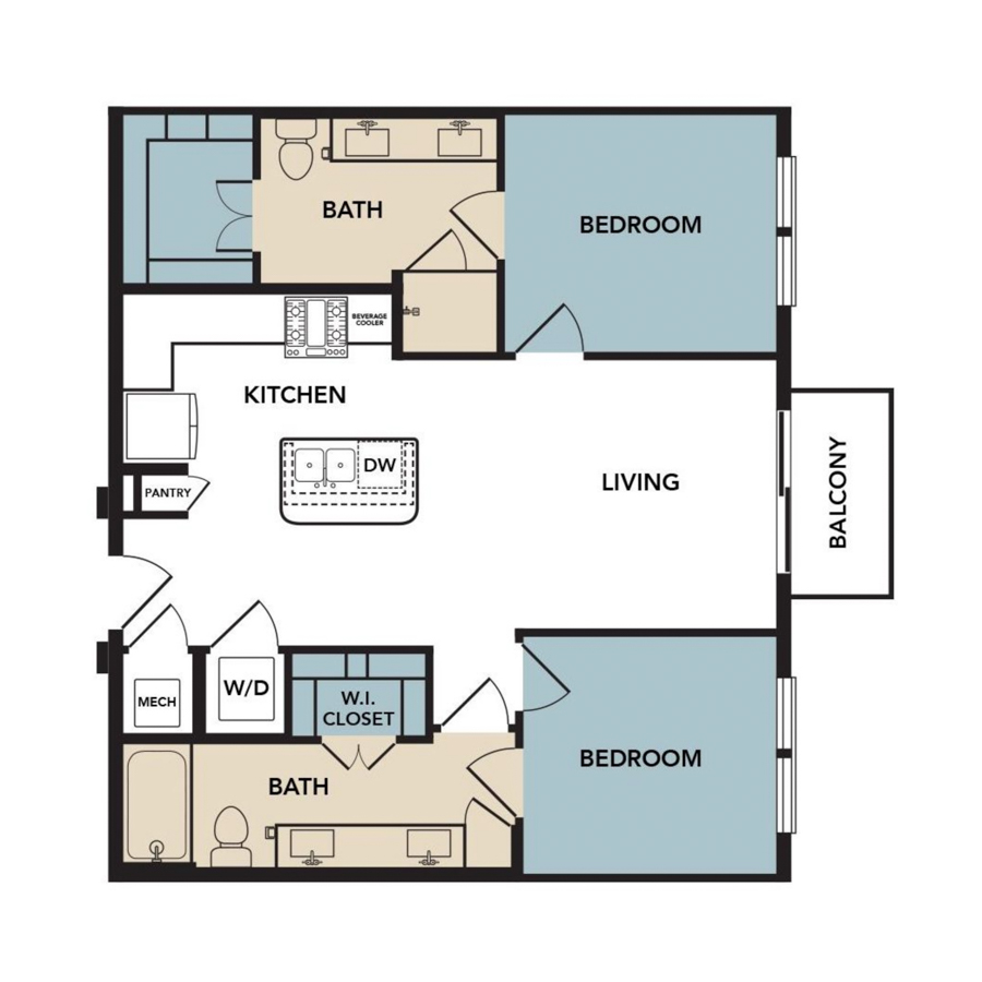 B3A floor plan