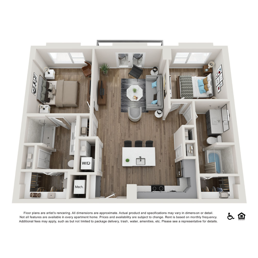 B2A floor plan