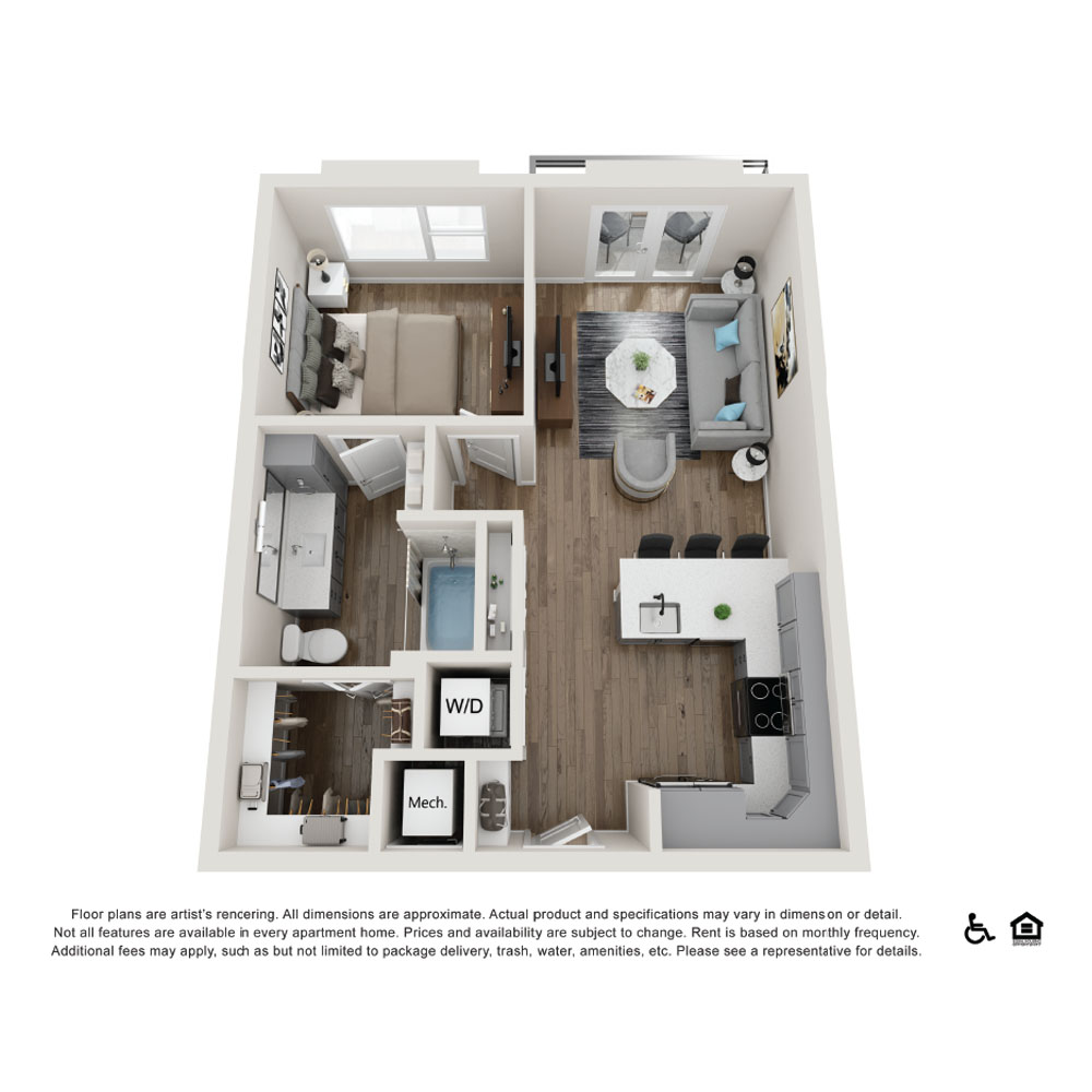 A2 floor plan