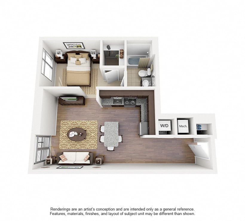 Studio-S04A floor plan