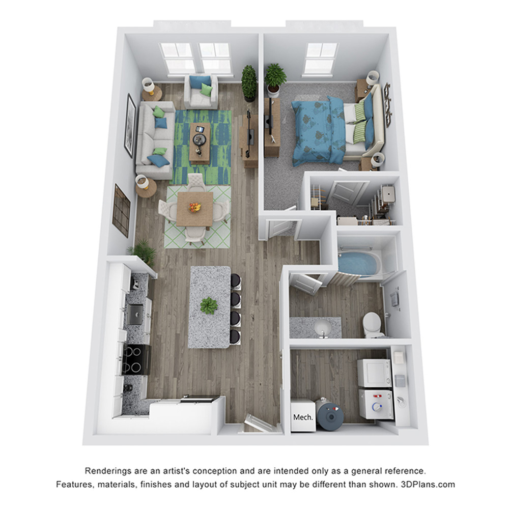 A2 floor plan