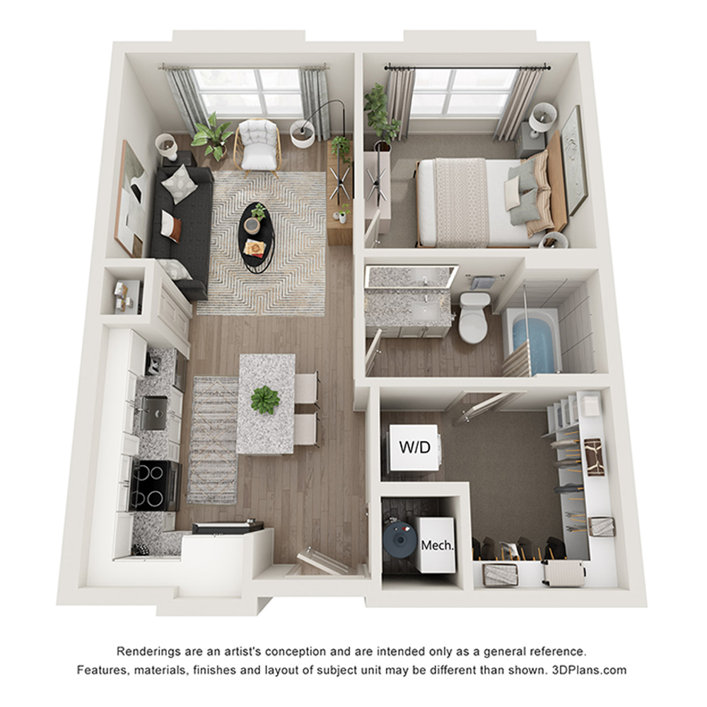 A1 floor plan