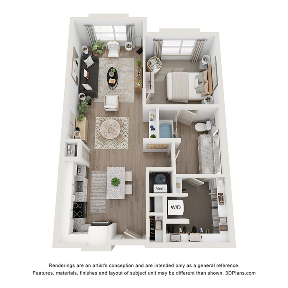 A6 floor plan