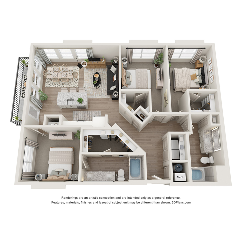 C1 floor plan