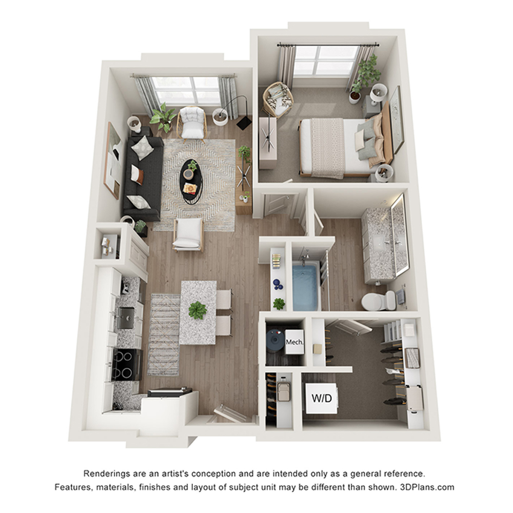A2 floor plan