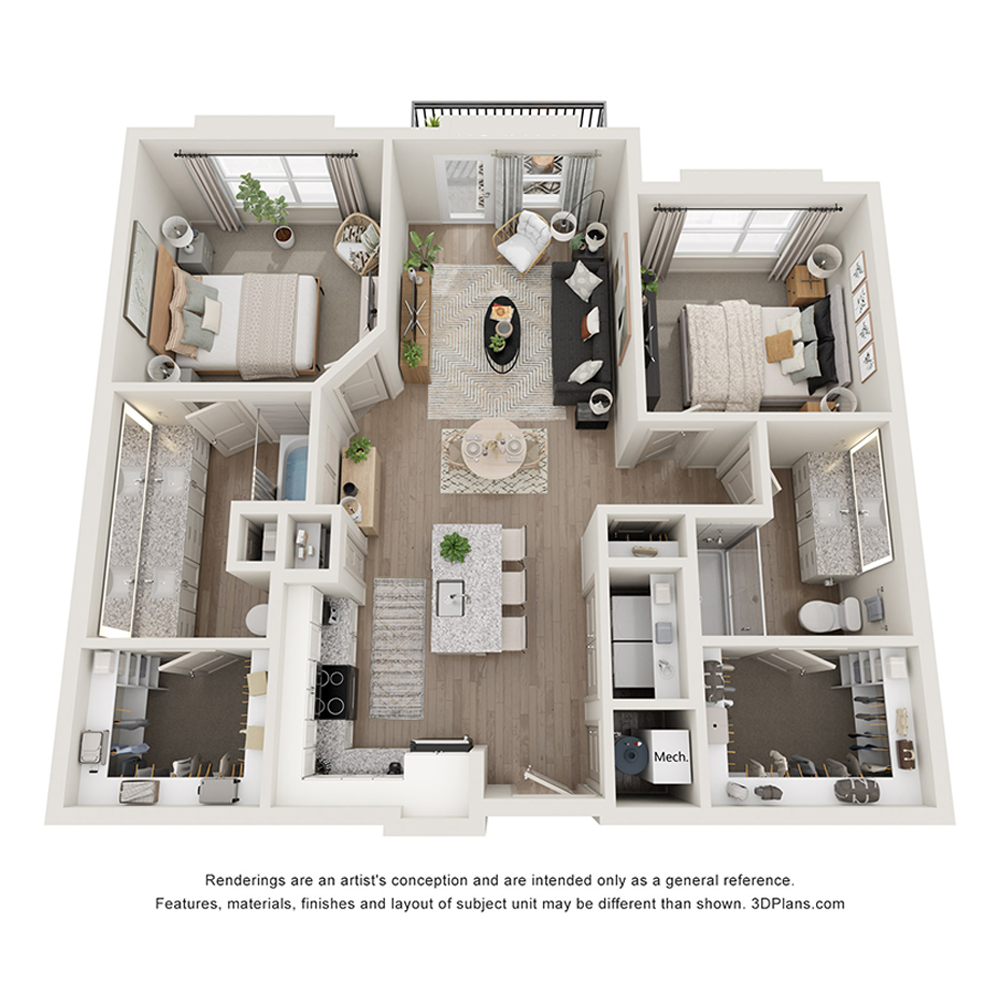 B2 floor plan