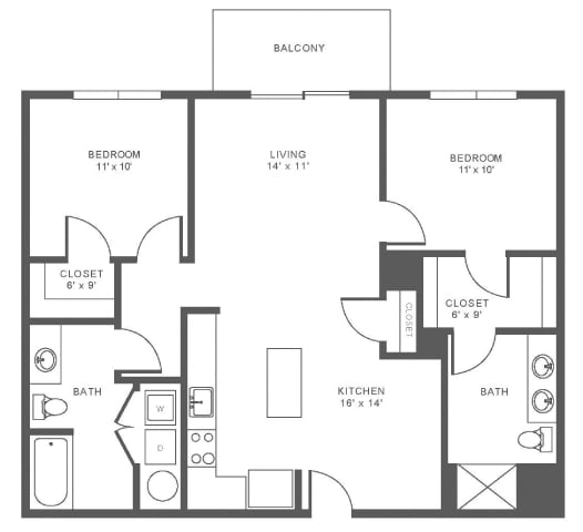 B5 - Affordable floor plan