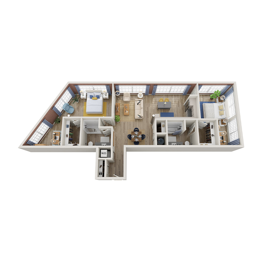 2E-M floor plan