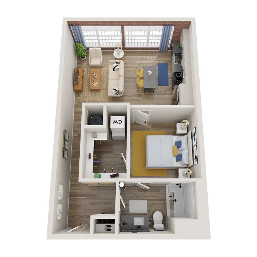 1A-M floor plan