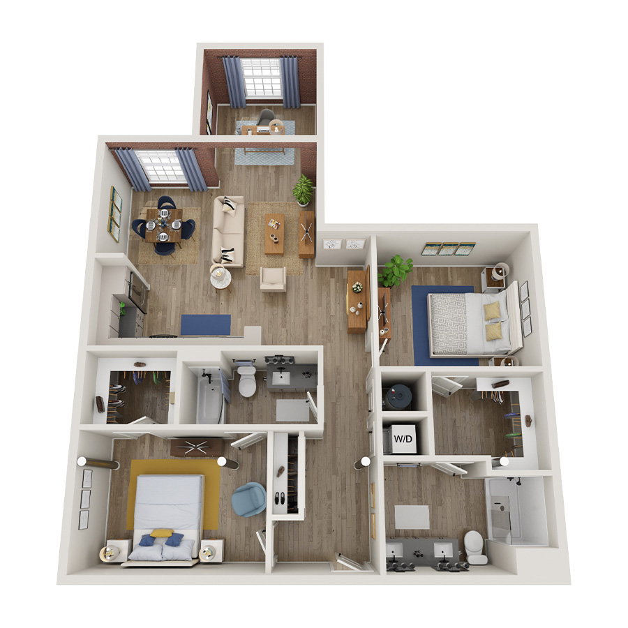2F-M floor plan