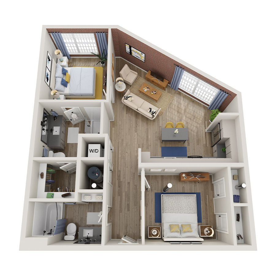 2C-M floor plan
