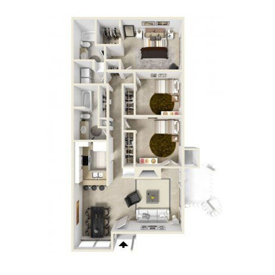 3X2AR1 T3 floor plan