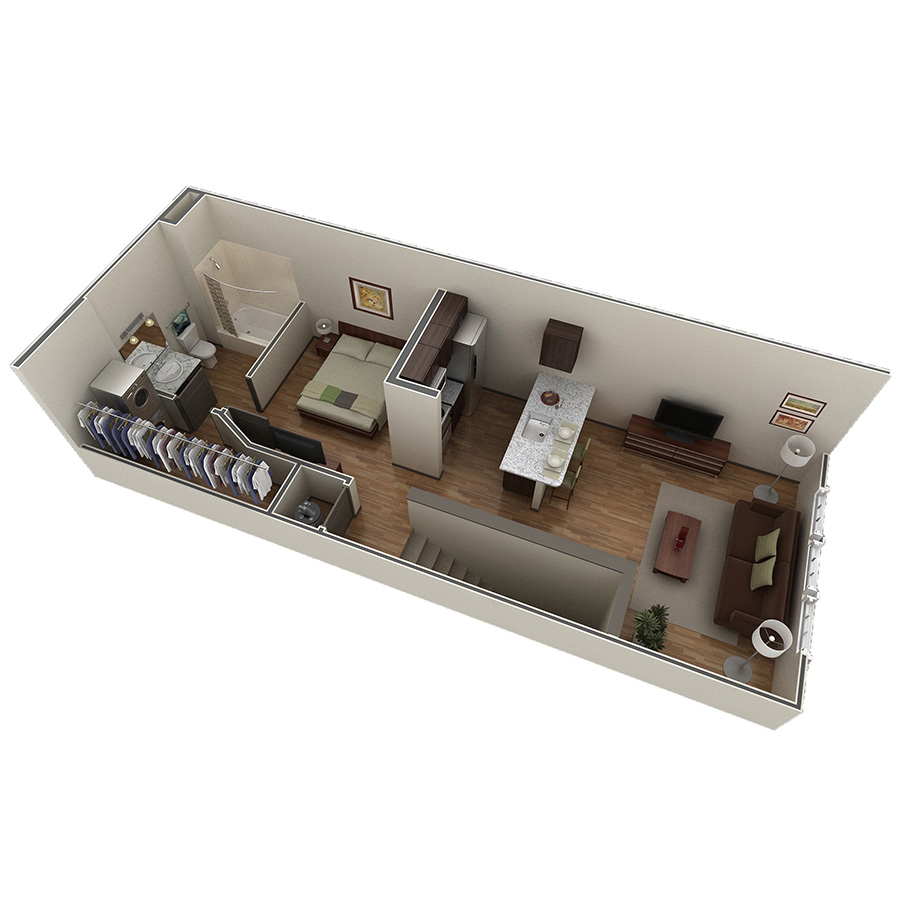 Studio Grand Overlook floor plan
