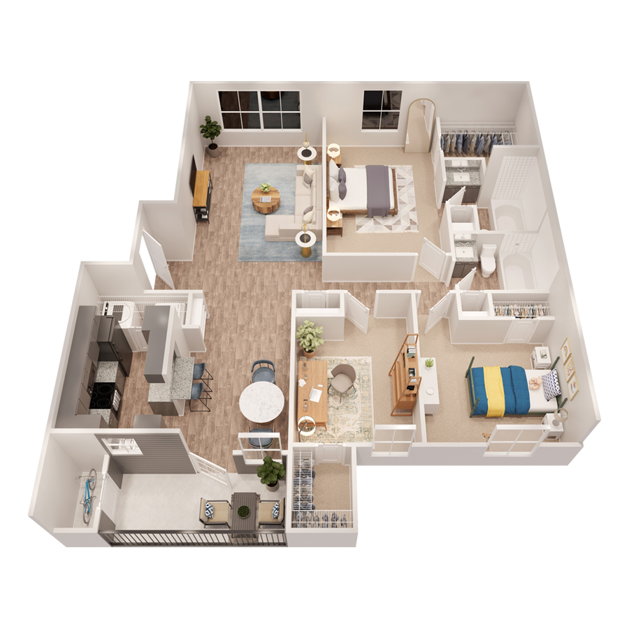 Scarlet floor plan