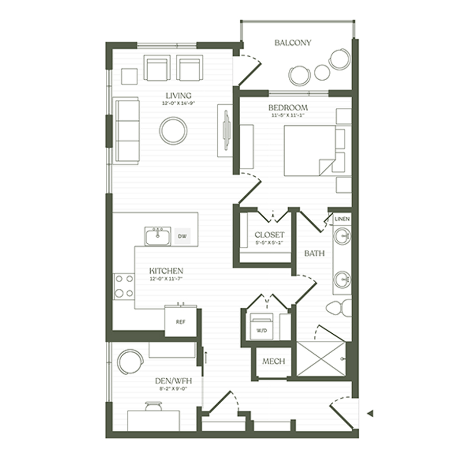 A3.1 Den floor plan
