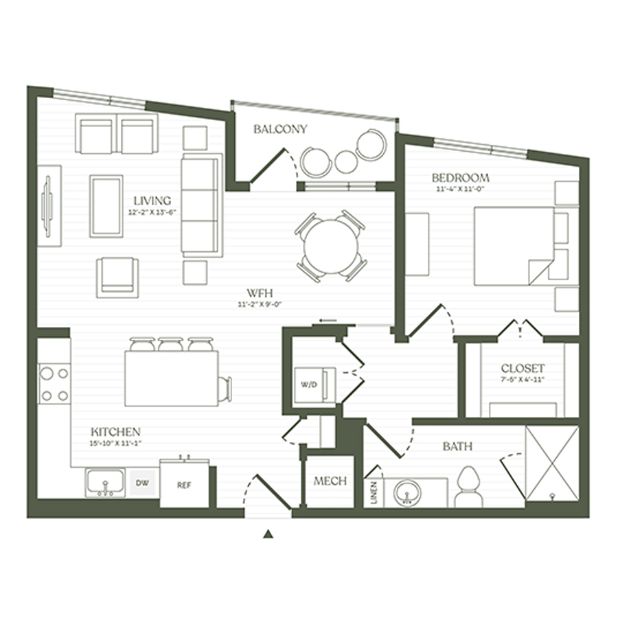 A2 floor plan