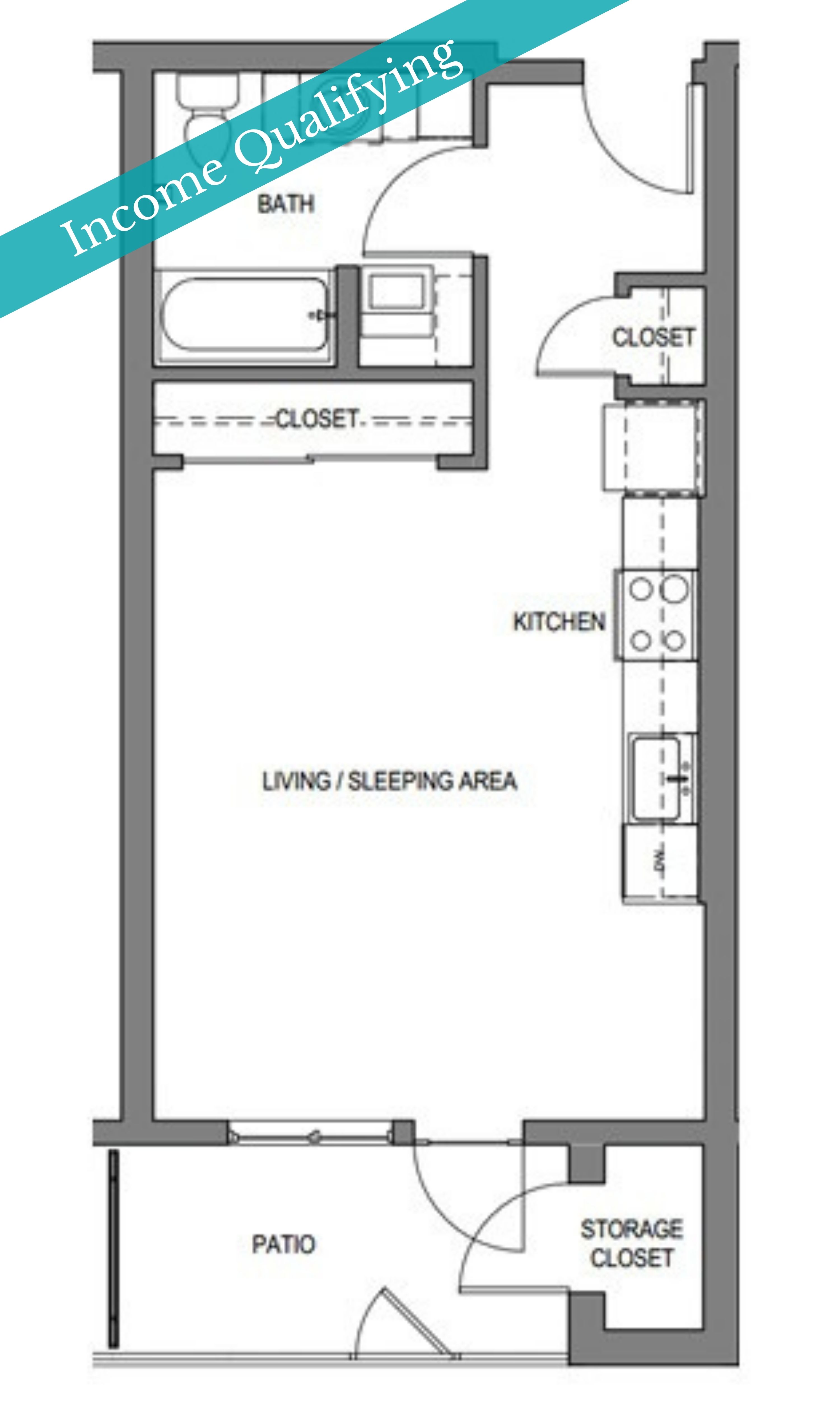 Studio-MFTE-B2 floor plan