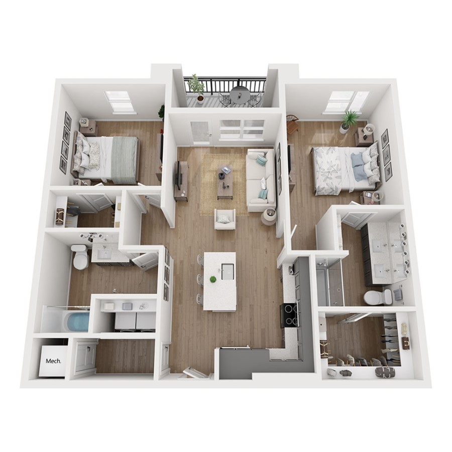 B1-HC floor plan