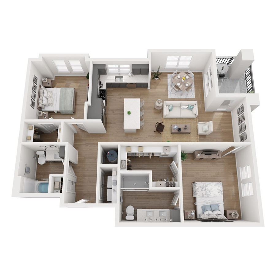 B2.1 floor plan