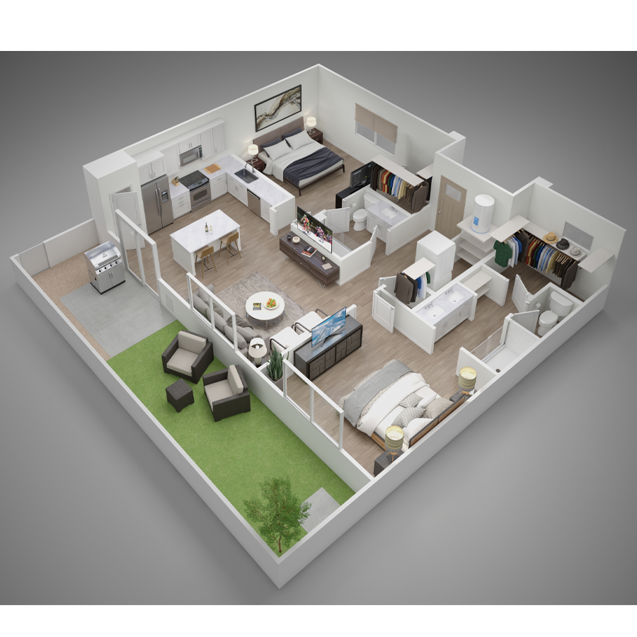 Elevate floor plan