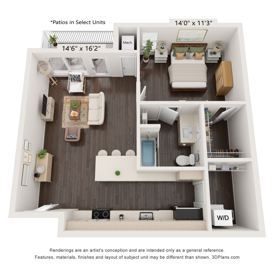 A1.1 floor plan