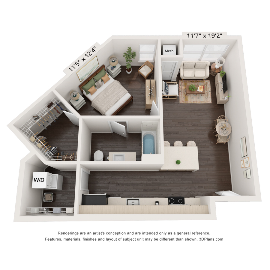 A2.1 floor plan