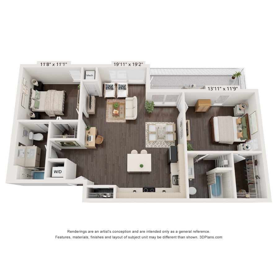 B2.1 floor plan