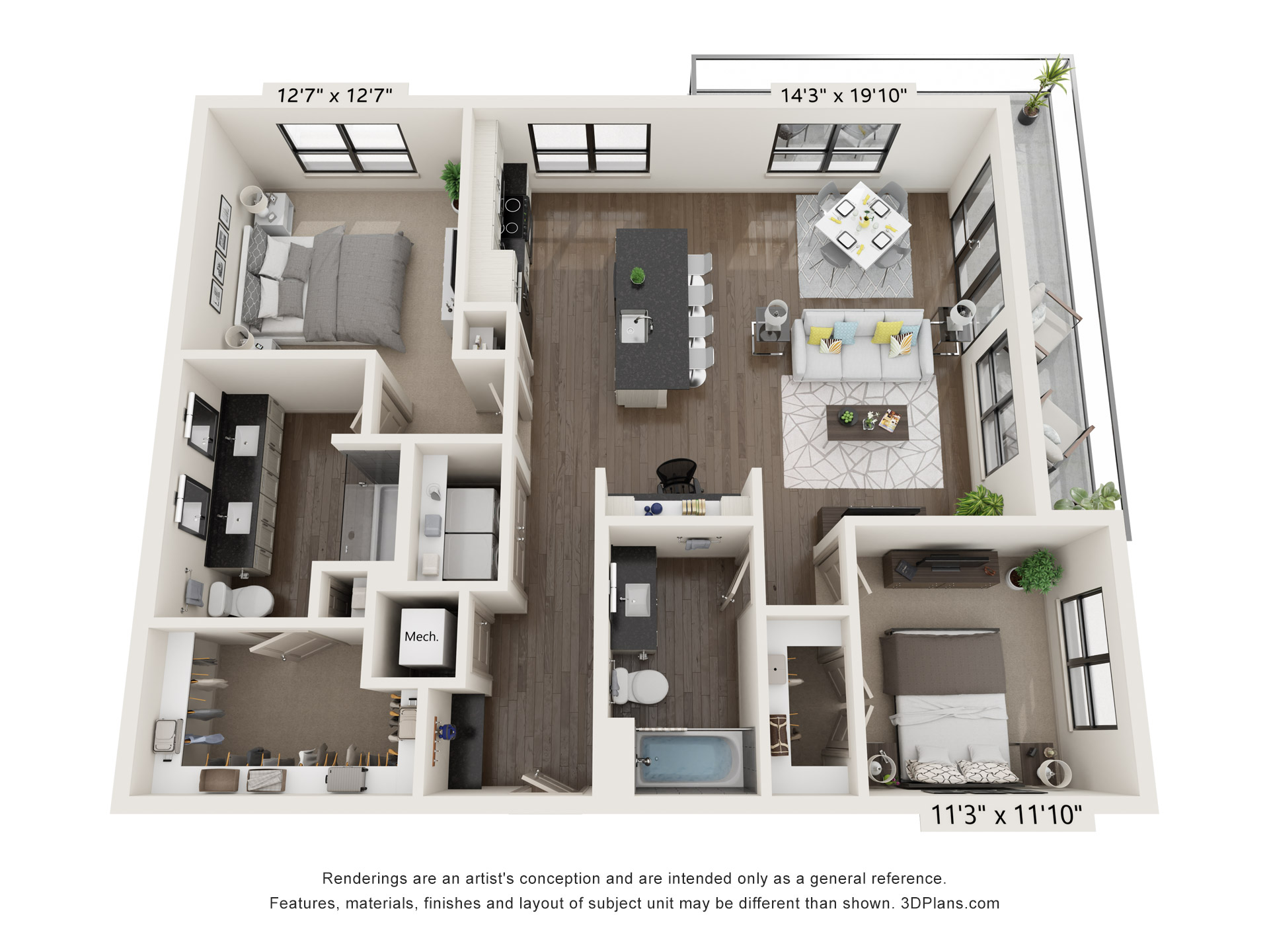 B3 floor plan