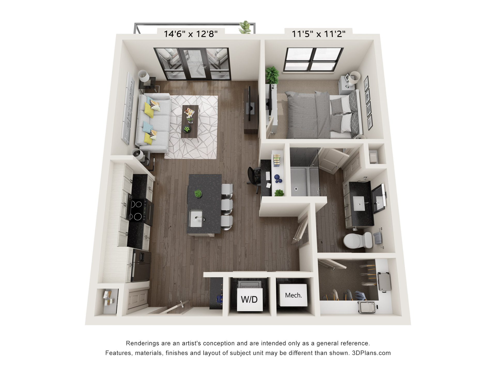 A2 floor plan