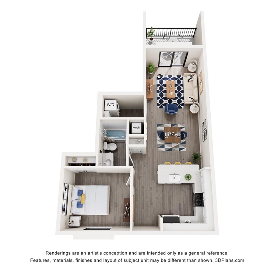 A2 floor plan
