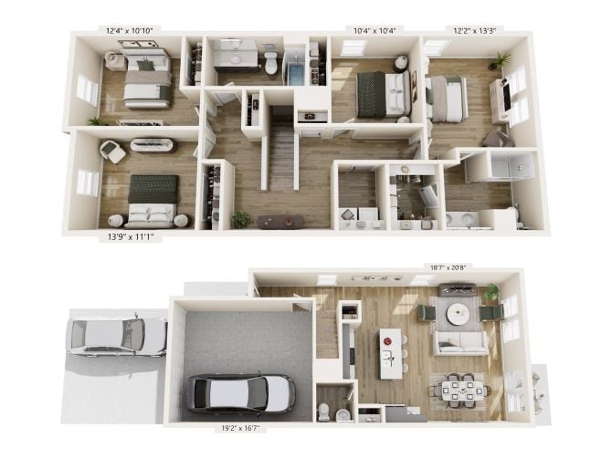 The Olera floor plan