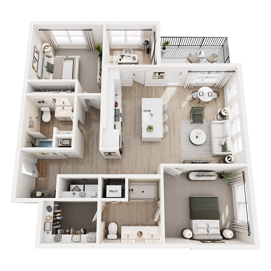 B6 floor plan