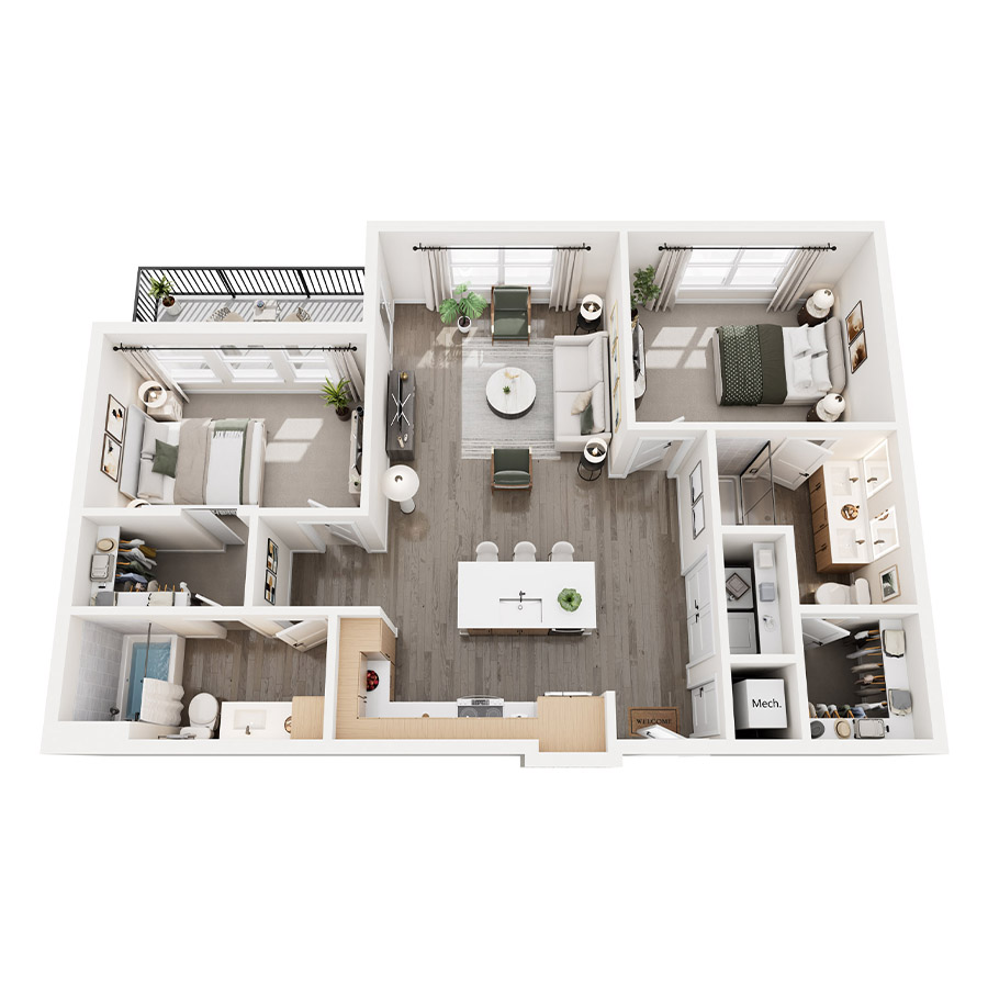 B2 floor plan