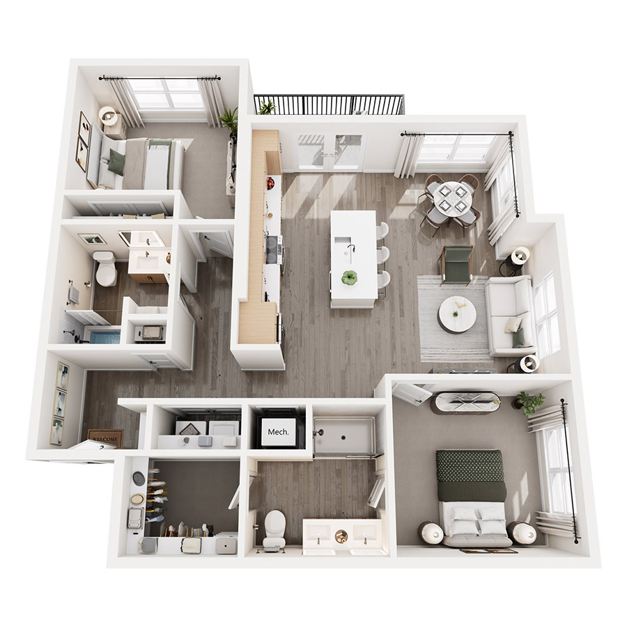 B8 floor plan