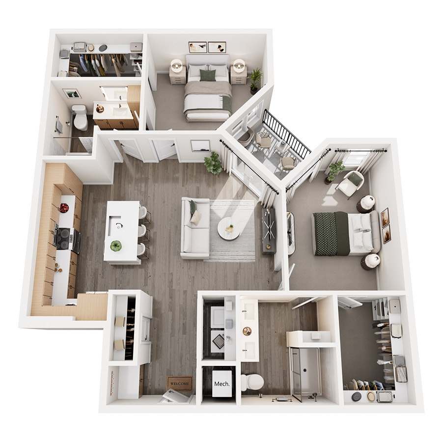 B4 floor plan