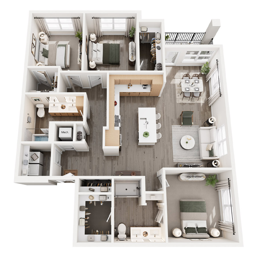 C1 floor plan