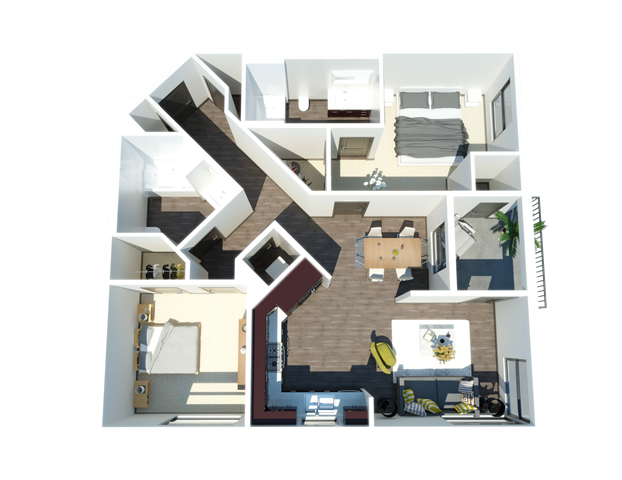 B2 floor plan