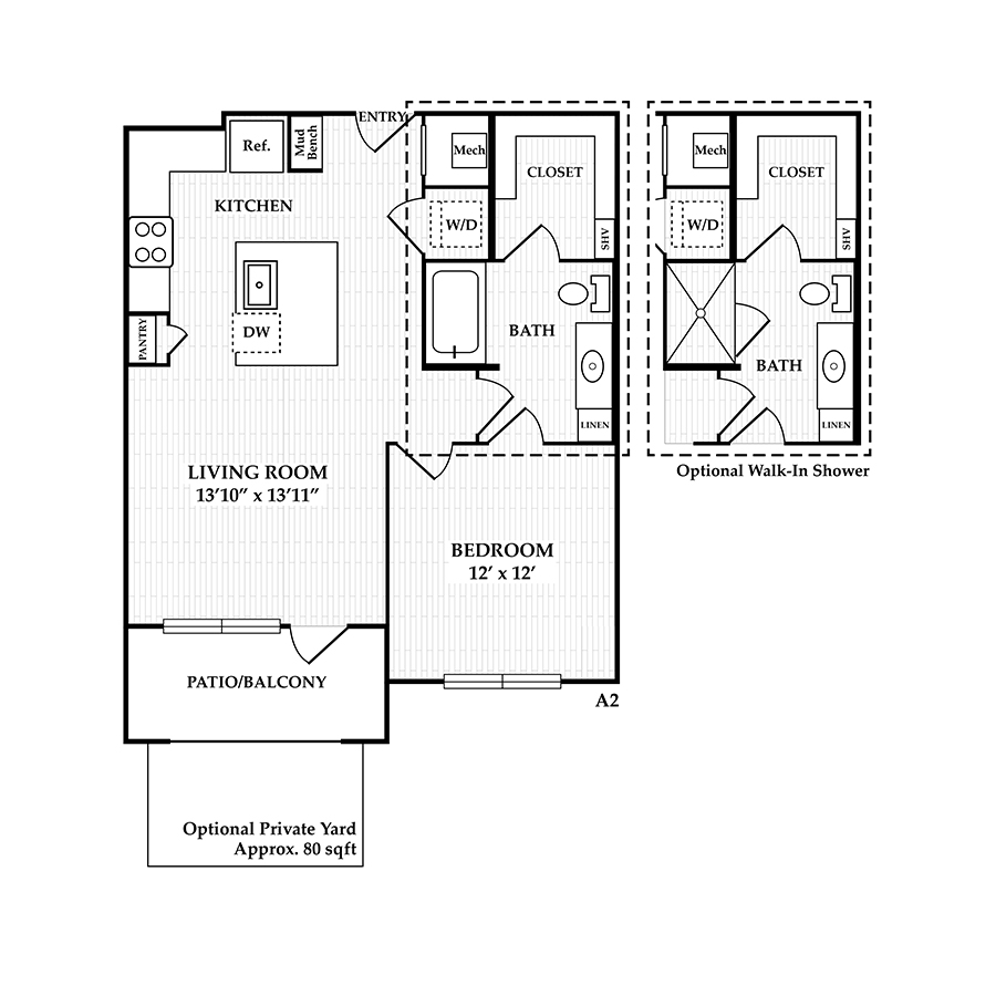 A2 floor plan