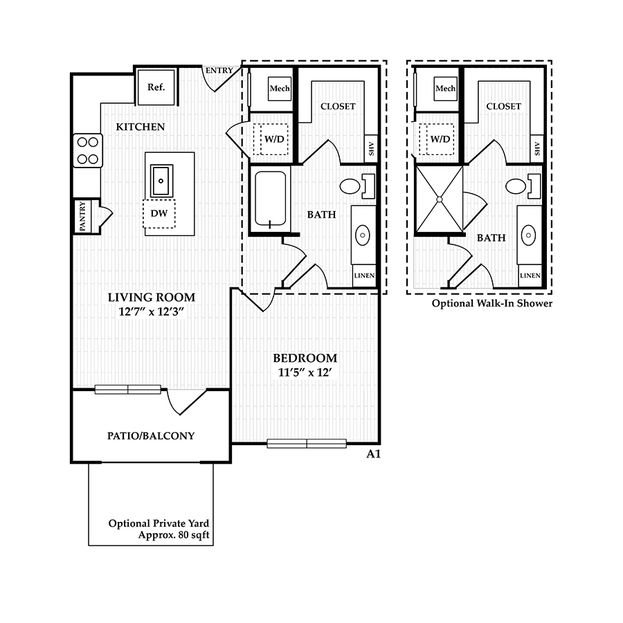 A1 floor plan