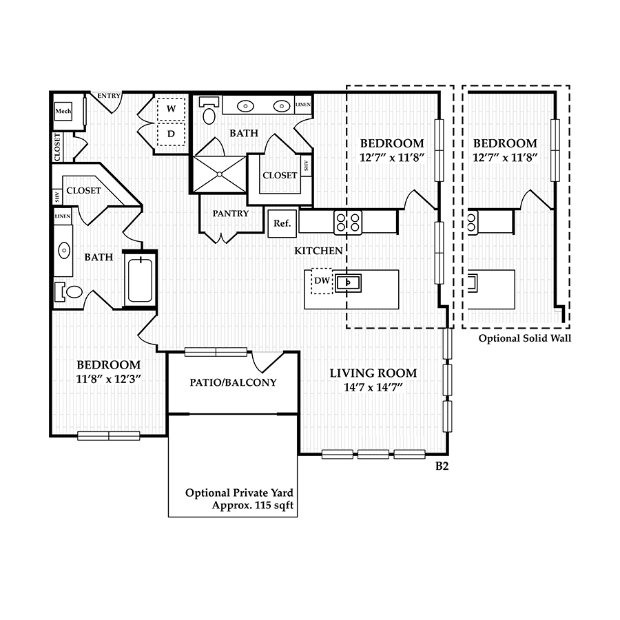 B2 floor plan