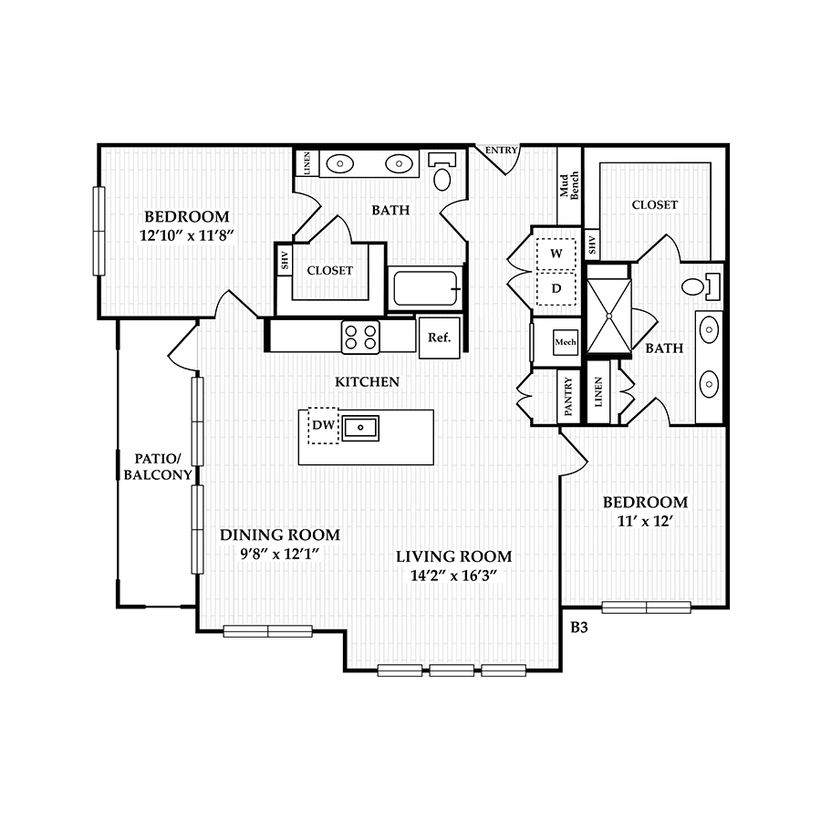 B3 floor plan