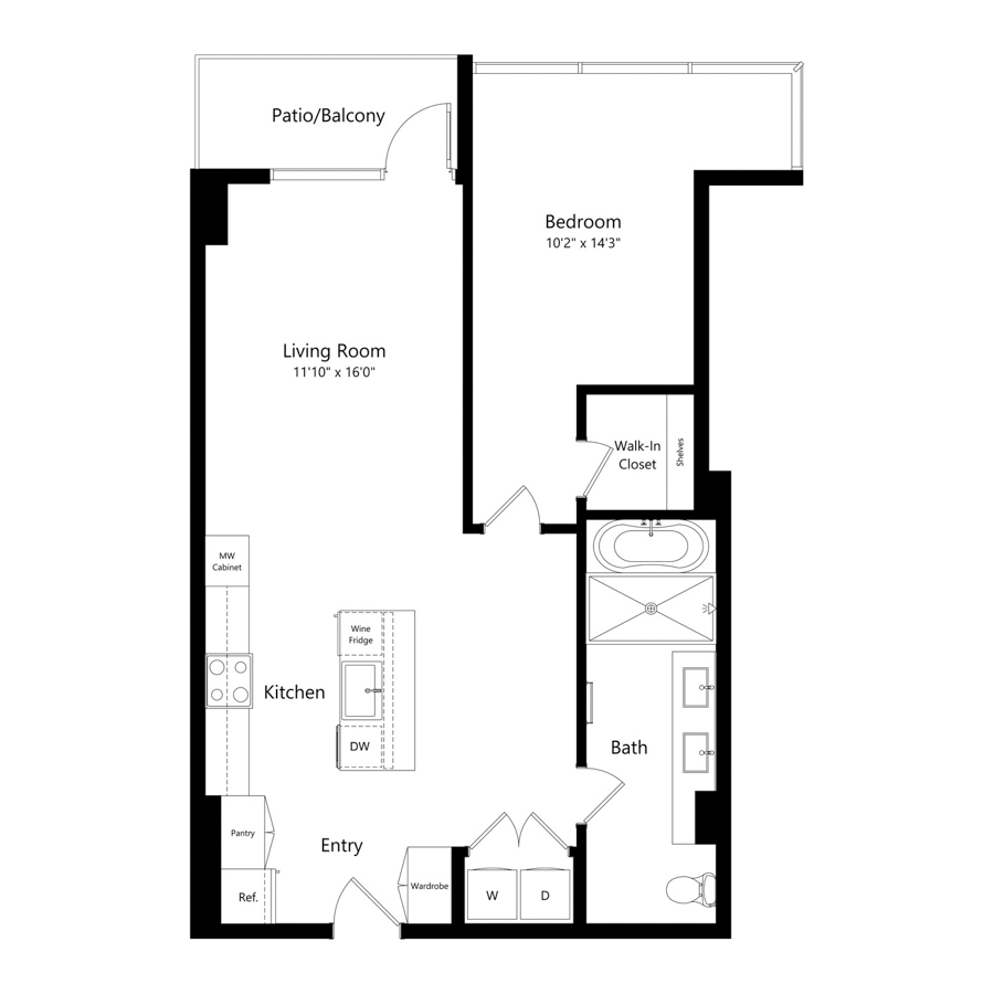 A1 floor plan