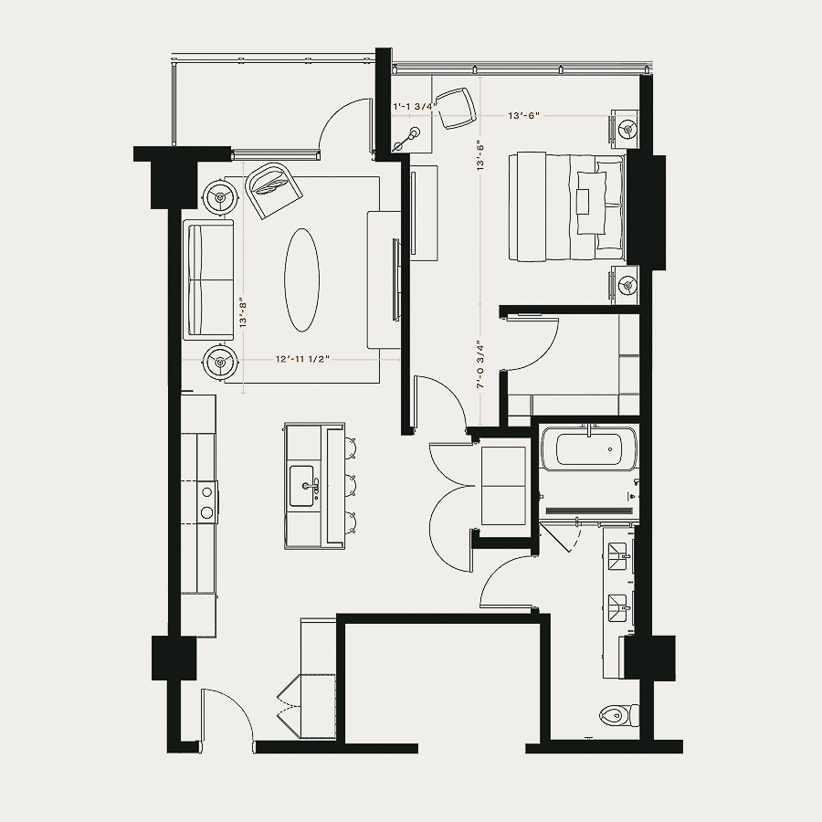 A2 floor plan