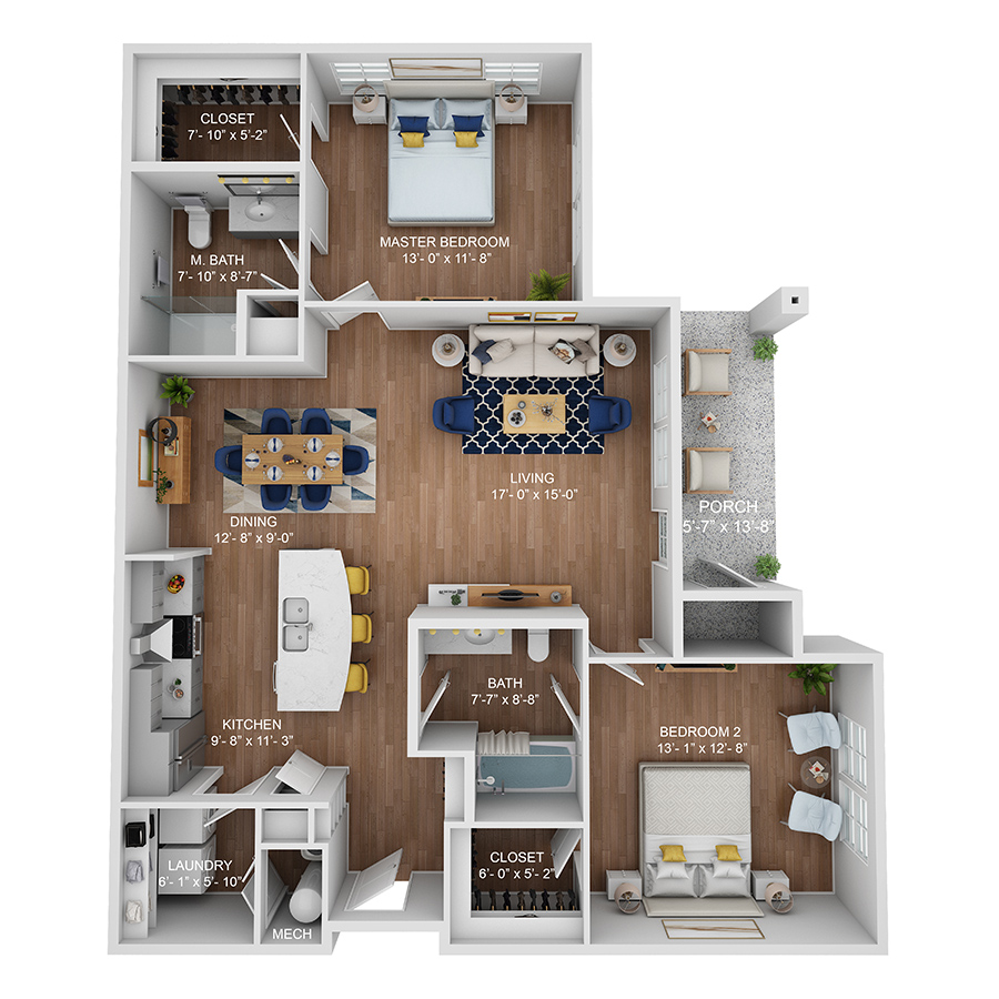 B2 floor plan
