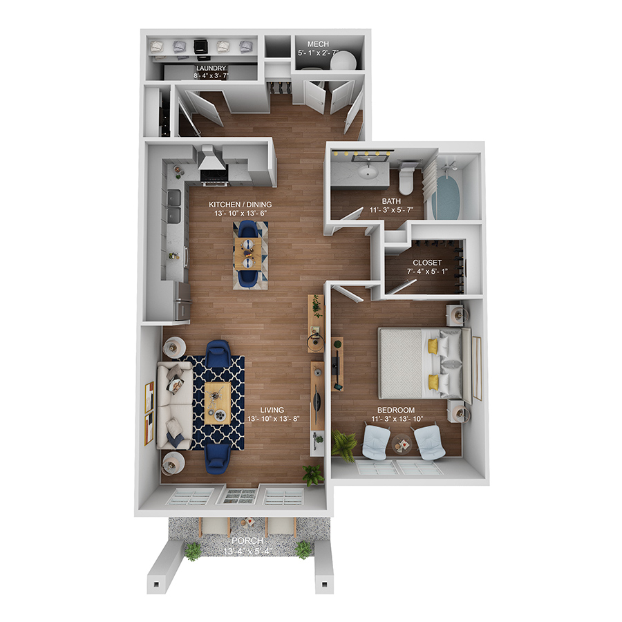 A2 floor plan